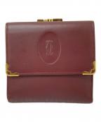 Cartierカルティエ）の古着「財布」｜ボルドー