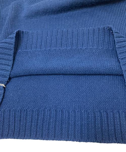 stussy（ステューシー）stussy (ステューシー) ロゴ刺繍ニット ネイビー サイズ:Mの古着・服飾アイテム