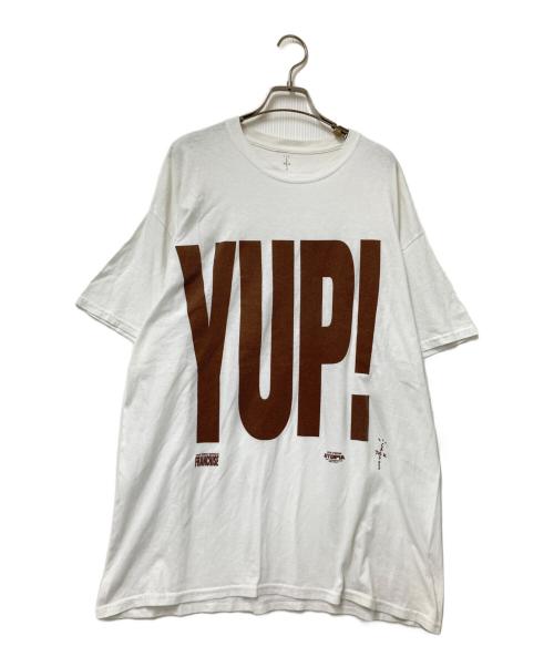 cactus jack（カクタス・ジャック）cactus jack (カクタス・ジャック) Franchise Promo YUP! Tee ホワイト サイズ:OSの古着・服飾アイテム