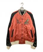 OZONE ROCKSオゾンロックス）の古着「スカジャン」｜ブラック×ピンク