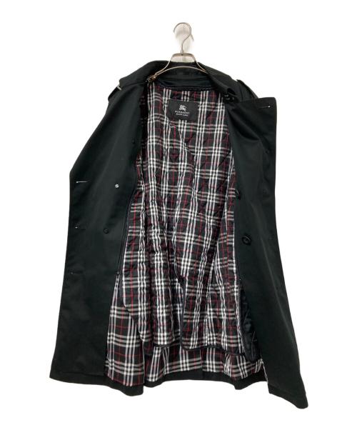 BURBERRY BLACK LABEL（バーバリーブラックレーベル）BURBERRY BLACK LABEL (バーバリーブラックレーベル) ライナー付きコート ブラック サイズ:Lの古着・服飾アイテム