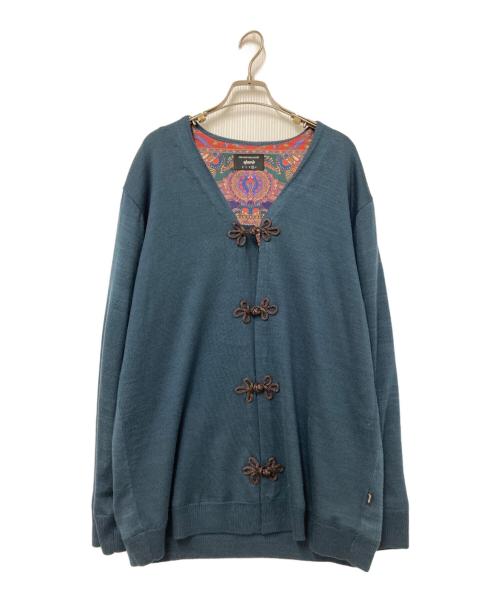 glamb（グラム）glamb (グラム) Etro cardigan ブルー サイズ:3の古着・服飾アイテム