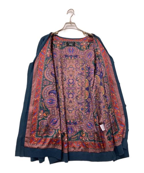 glamb（グラム）glamb (グラム) Etro cardigan ブルー サイズ:3の古着・服飾アイテム