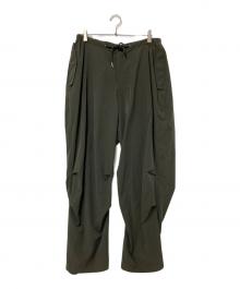 a lit r（ア リトル）の古着「ナイロンパンツ」｜オリーブ