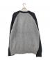 glamb (グラム) GB raglan sleeve knit グレー×ブラック サイズ:3：4000円