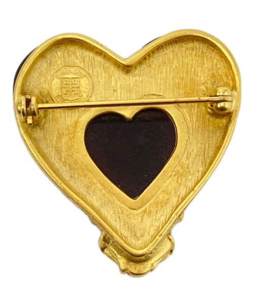 GIVENCHY（ジバンシィ）GIVENCHY (ジバンシィ) エンジェルハートブローチ レッド サイズ:下記参照の古着・服飾アイテム