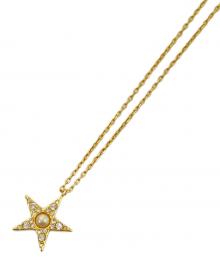 Kate Spade（ケイトスペード）の古着「シーイングスターパヴェネックレス」｜ゴールド