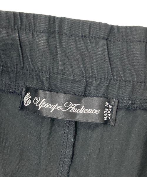 Upscape Audience（アップスケープオーディエンス）Upscape Audience (アップスケープオーディエンス) 2タックワイド イージーアンクルパンツ ブラック サイズ:Lの古着・服飾アイテム