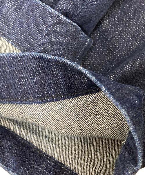 RICCARDO METHE（リカルドメッサ）RICCARDO METHE (リカルドメッサ) NE WASH 1TUCK WIDE インディゴ サイズ:44の古着・服飾アイテム