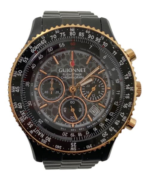 GUIONNET（ギオネ）GUIONNET (ギオネ) クロノグラフ ブラック サイズ:下記参照の古着・服飾アイテム