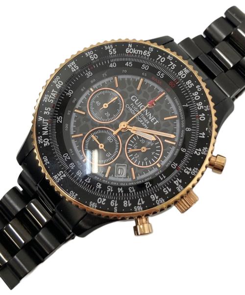 GUIONNET（ギオネ）GUIONNET (ギオネ) クロノグラフ ブラック サイズ:下記参照の古着・服飾アイテム