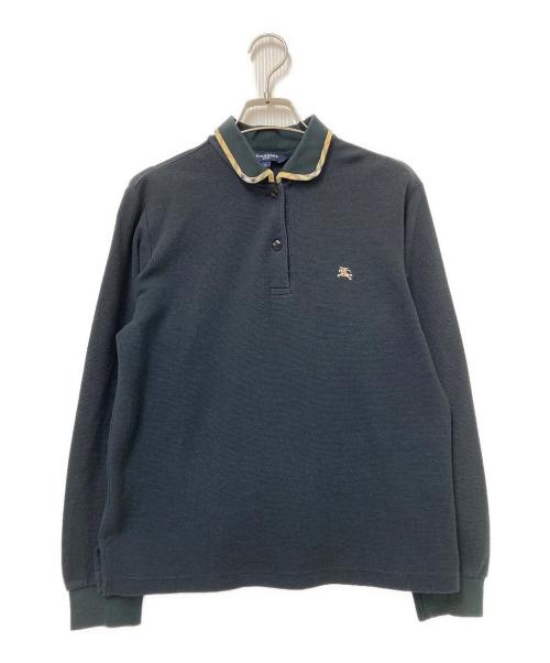 BURBERRY GOLF（バーバリーゴルフ）BURBERRY GOLF (バーバリーゴルフ) ポロシャツ ブラック サイズ:Lの古着・服飾アイテム