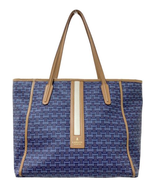 LANVIN COLLECTION（ランバンコレクション）LANVIN COLLECTION (ランバンコレクション) トートバッグ ネイビー サイズ:下記参照の古着・服飾アイテム