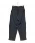 ATTACHMENT (アタッチメント) STUDIOUS (ステュディオス) 別注 Belted Wide Slacks ブラック サイズ:1：7000円