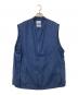 SHIPS any（シップスエニィ）の古着「NOVELTEX リネン ジップ ベスト」｜ネイビー