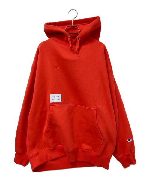 Champion（チャンピオン）Champion (チャンピオン) WTAPS (ダブルタップス) Academy Hooded オレンジ サイズ:Mの古着・服飾アイテム