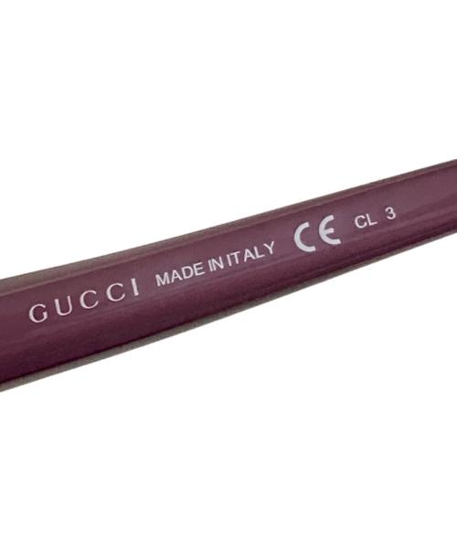 GUCCI（グッチ）GUCCI (グッチ) サングラス パープル サイズ:60□14の古着・服飾アイテム