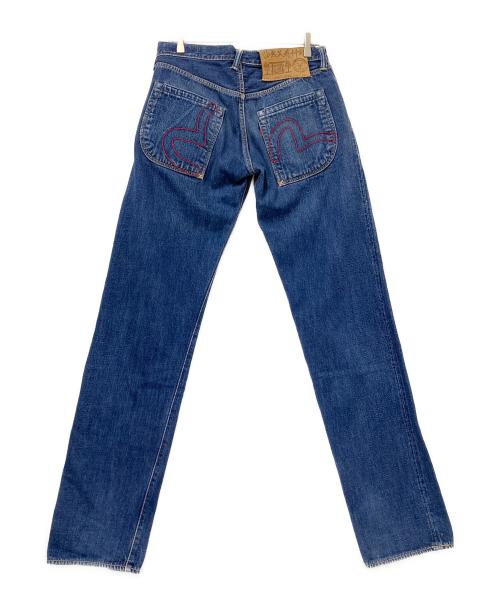 EVISU（エヴィス）EVISU (エヴィス) セルビッチデニムパンツ インディゴ サイズ:W34×W35の古着・服飾アイテム