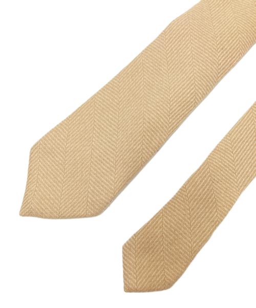 BORRELLI（ボレッリ）BORRELLI (ボレッリ) ウールネクタイ ベージュ サイズ:下記参照の古着・服飾アイテム