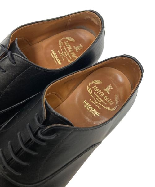 SCOTCH GRAIN（スコッチグレイン）SCOTCH GRAIN (スコッチグレイン) ストレートチップシューズ ブラック サイズ:26 1/2の古着・服飾アイテム