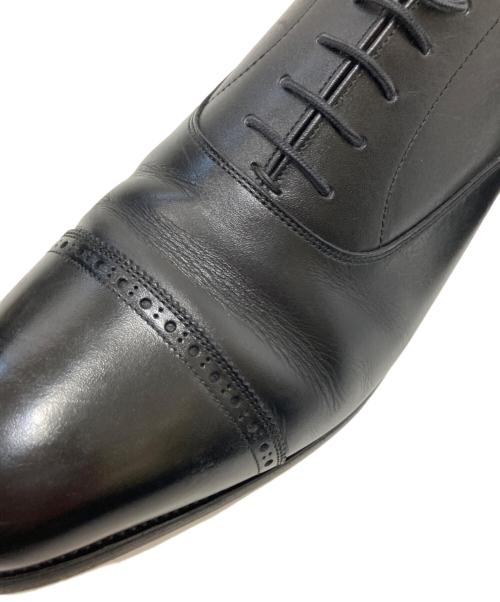 SCOTCH GRAIN（スコッチグレイン）SCOTCH GRAIN (スコッチグレイン) ストレートチップシューズ ブラック サイズ:26 1/2の古着・服飾アイテム