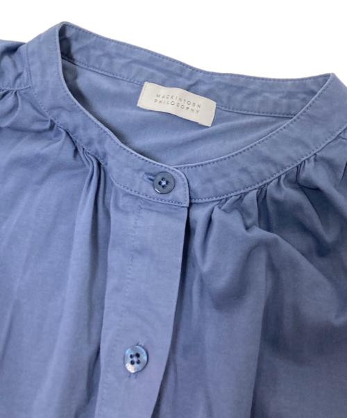 MACKINTOSH PHILOSOPHY（マッキントッシュ フィロソフィー）MACKINTOSH PHILOSOPHY (マッキントッシュ フィロソフィー) シャツワンピース ブルー サイズ:38の古着・服飾アイテム