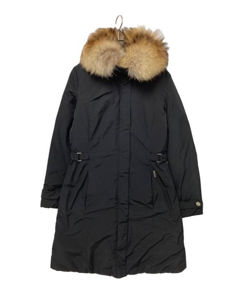 WOOLRICH（ウールリッチ）WOOLRICH (ウールリッチ) ファー付きダウンコート ブラック サイズ:Sの古着・服飾アイテム