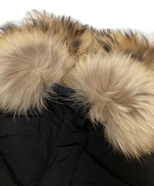 WOOLRICH（ウールリッチ）WOOLRICH (ウールリッチ) ファー付きダウンコート ブラック サイズ:Sの古着・服飾アイテム