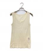 HaaT ISSEY MIYAKEハート イッセイ ミヤケ）の古着「ノースリーブカットソー」｜アイボリー