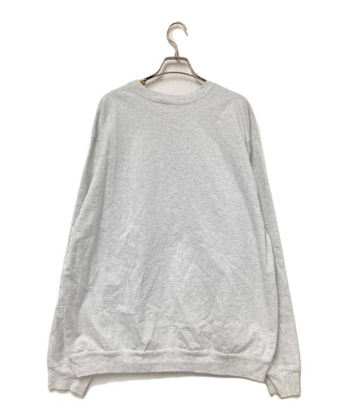 H BEAUTY&YOUTH（エイチ ビューティー&ユース）H BEAUTY&YOUTH (エイチ ビューティー&ユース) ビーハイブリッドコットン クルーネック グレー サイズ:Lの古着・服飾アイテム