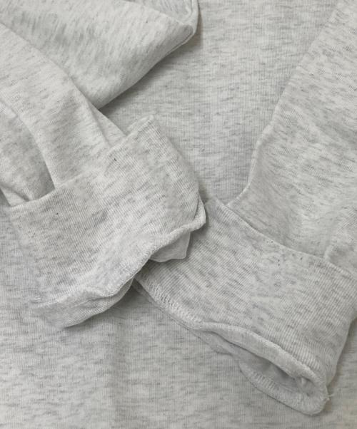 H BEAUTY&YOUTH（エイチ ビューティー&ユース）H BEAUTY&YOUTH (エイチ ビューティー&ユース) ビーハイブリッドコットン クルーネック グレー サイズ:Lの古着・服飾アイテム