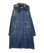 JOHNBULLジョンブル）の古着「デニムモッズコート」｜インディゴ