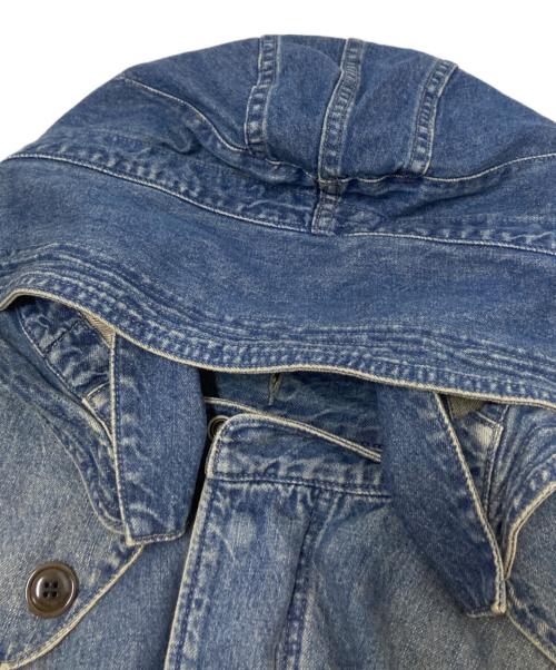 JOHNBULL（ジョンブル）JOHNBULL (ジョンブル) デニムモッズコート インディゴ サイズ:Mの古着・服飾アイテム