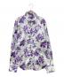 TORNADO MART（トルネードマート）の古着「総柄シャツ」｜グレー×パープル