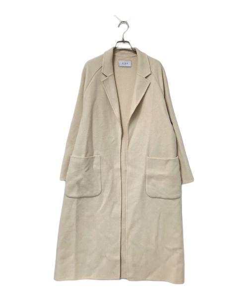 ETRE TOKYO（エトレトウキョウ）ETRE TOKYO (エトレトウキョウ) リバーストールロングコート ホワイト サイズ:Sの古着・服飾アイテム