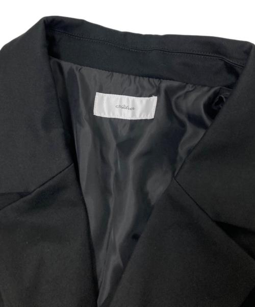 ADRER（アドラー）ADRER (アドラー) TR w cloth loose tailored double jacket ブラック サイズ:Mの古着・服飾アイテム