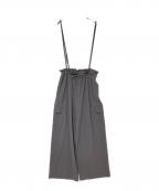 JOURNAL STANDARDジャーナルスタンダード）の古着「ナイロンストレッチサスペンダーパンツ」｜グレー