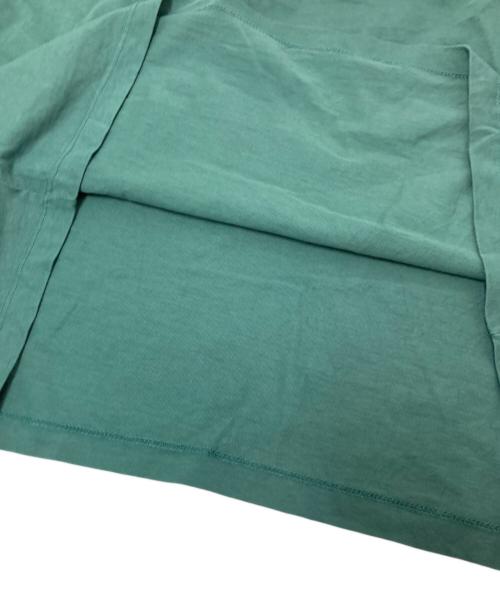 maison kitsune（メゾンキツネ）maison kitsune (メゾンキツネ) フォックスヘッドロゴTシャツ グリーン サイズ:XLの古着・服飾アイテム