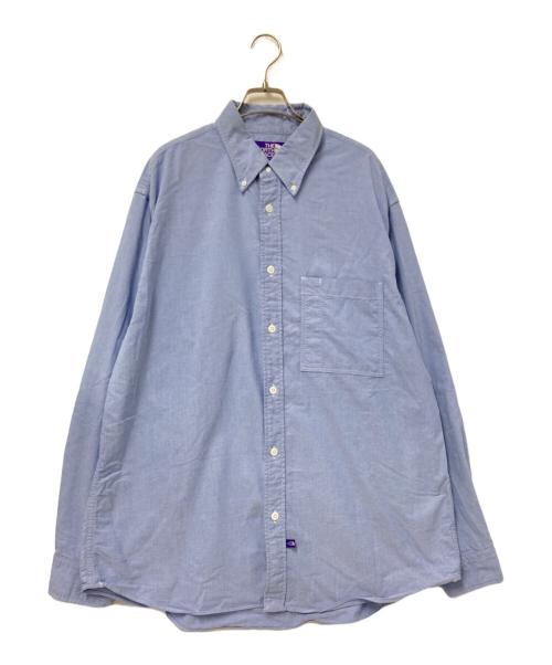 THE NORTHFACE PURPLELABEL（ザ・ノースフェイス パープルレーベル）THE NORTHFACE PURPLELABEL (ザ・ノースフェイス パープルレーベル) シャツ ブルー サイズ:XLの古着・服飾アイテム