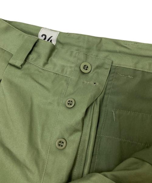 waiper（ワイパー）waiper (ワイパー) ツータック チノトラウザー オリーブ サイズ:24の古着・服飾アイテム