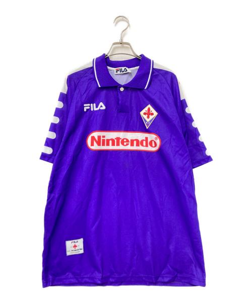 FILA（フィラ）FILA (フィラ) ゲームシャツ パープル サイズ:Lの古着・服飾アイテム