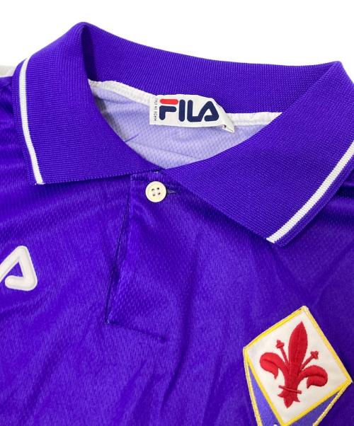 FILA（フィラ）FILA (フィラ) ゲームシャツ パープル サイズ:Lの古着・服飾アイテム