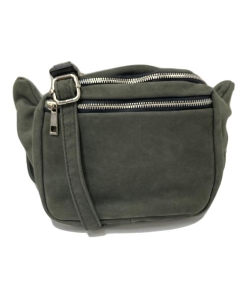 remer（リメール）remer (リメール) ラムレザーボディーバッグ オリーブ サイズ:下記参照の古着・服飾アイテム