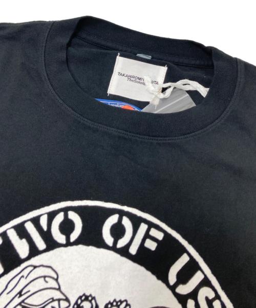 TAKAHIROMIYASHITA TheSoloIst.（タカヒロミヤシタ ザソロイスト）TAKAHIROMIYASHITA TheSoloIst. (タカヒロミヤシタ ザソロイスト) blackmeans (ブラックミーンズ) 別注プリントTシャツ ブラック サイズ:XXL 未使用品の古着・服飾アイテム