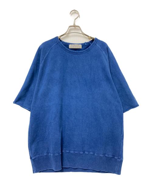 REMI RELIEF（レミレリーフ）REMI RELIEF (レミレリーフ) BEAMS PLUS (ビームスプラス) Cut Off Short Sleeve Sweat インディゴ サイズ:XLの古着・服飾アイテム