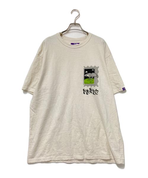 THE NORTHFACE PURPLELABEL（ザ・ノースフェイス パープルレーベル）THE NORTHFACE PURPLELABEL (ザ・ノースフェイス パープルレーベル) FFFES Graphic Tee アイボリー サイズ:Lの古着・服飾アイテム