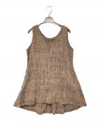 USAATOウサト）の古着「ノースリーブカットソー」｜ブラウン