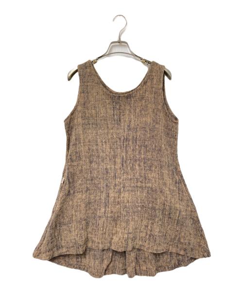 USAATO（ウサト）USAATO (ウサト) ノースリーブカットソー ブラウン サイズ:下記参照の古着・服飾アイテム