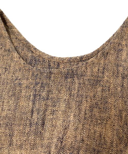 USAATO（ウサト）USAATO (ウサト) ノースリーブカットソー ブラウン サイズ:下記参照の古着・服飾アイテム