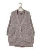 barefoot dreamsベアフットドリームス）の古着「パイルカーディガン」｜グレー